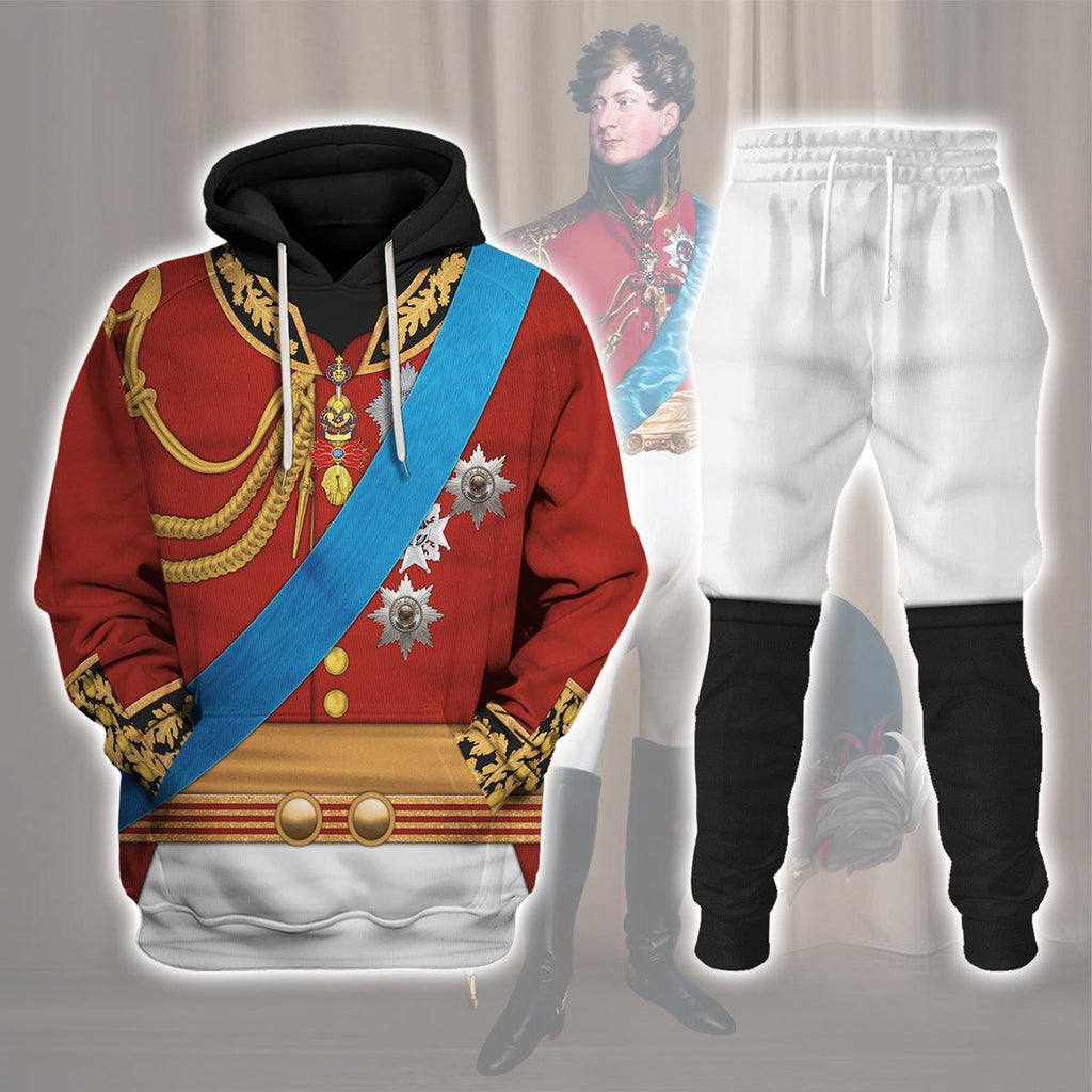 CustomsPig George IV of England Uniform Costume Hoodie Sweatshirt T-Shirt Tracksuit - CustomsPig.com