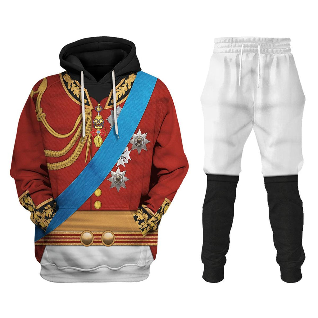 CustomsPig George IV of England Uniform Costume Hoodie Sweatshirt T-Shirt Tracksuit - CustomsPig.com