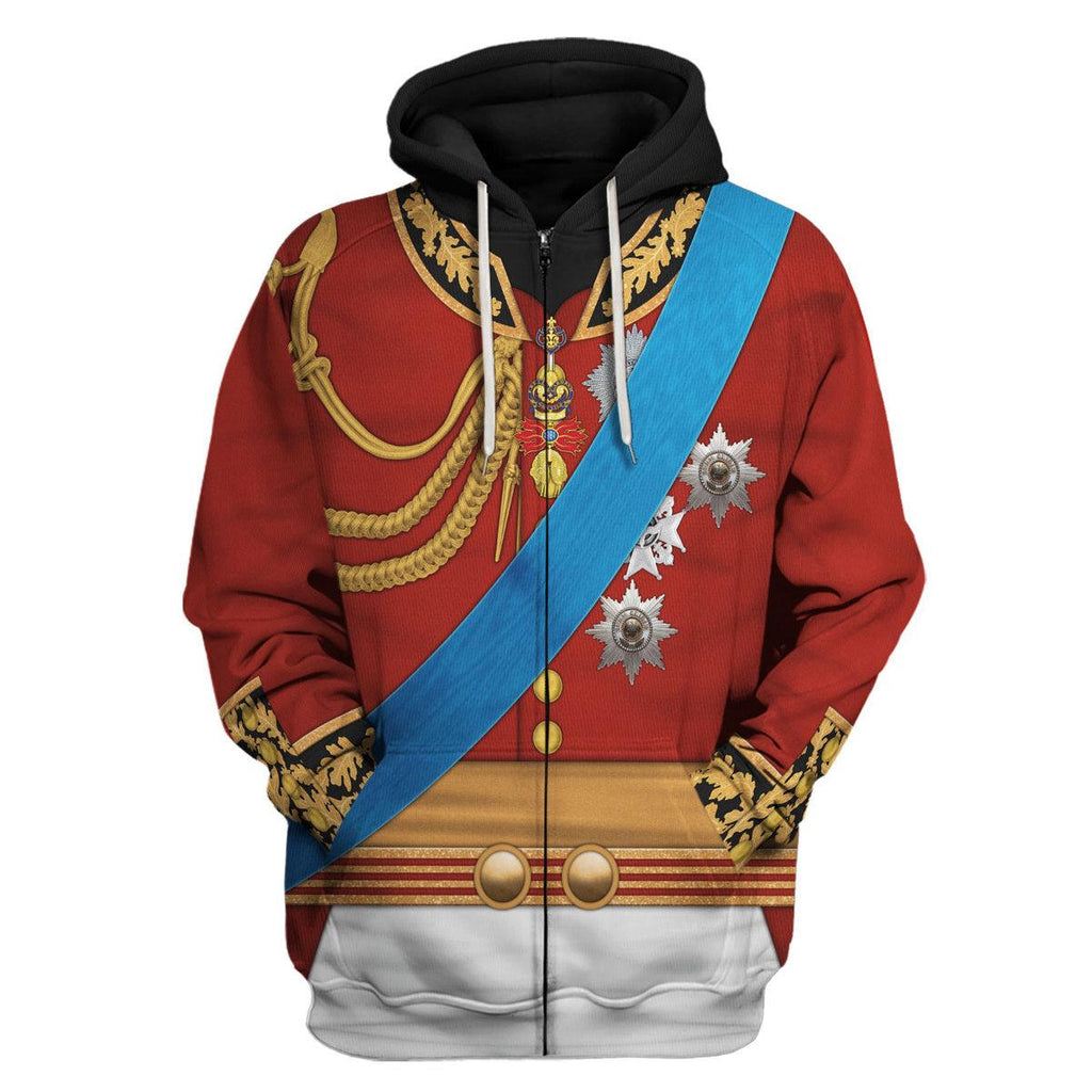 CustomsPig George IV of England Uniform Costume Hoodie Sweatshirt T-Shirt Tracksuit - CustomsPig.com