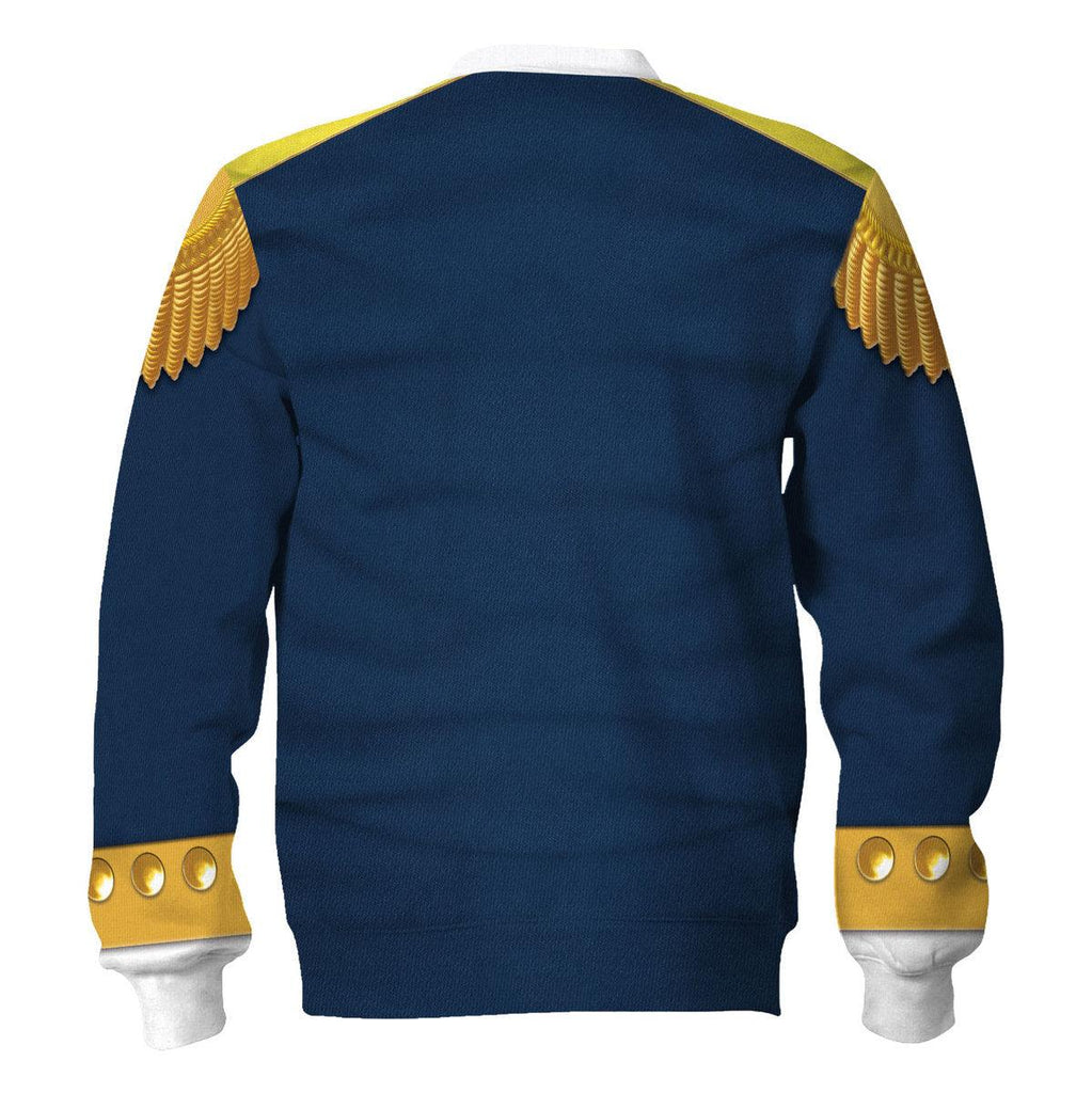 CustomsPig George Washington: Indispensable Man Uniform All Over Print Hoodie Sweatshirt T-Shirt Tracksuit - CustomsPig.com