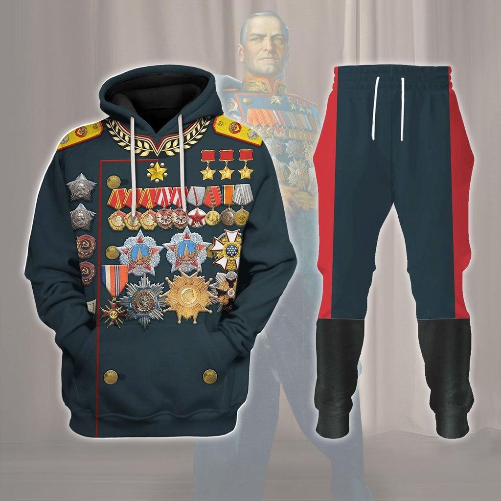  CustomsPig Georgy Zhukov Soviet General and Marshal Of The Soviet Costume Hoodie Sweatshirt T-Shirt Tracksuit -  CustomsPig.com