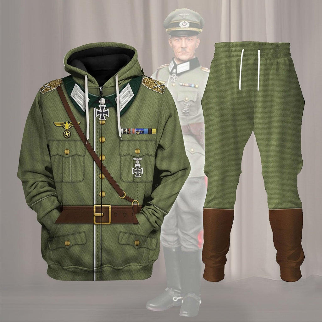  CustomsPig Gerd Von Rundstedt German Military Officer Costume Hoodie Sweatshirt T-Shirt Tracksuit -  CustomsPig.com