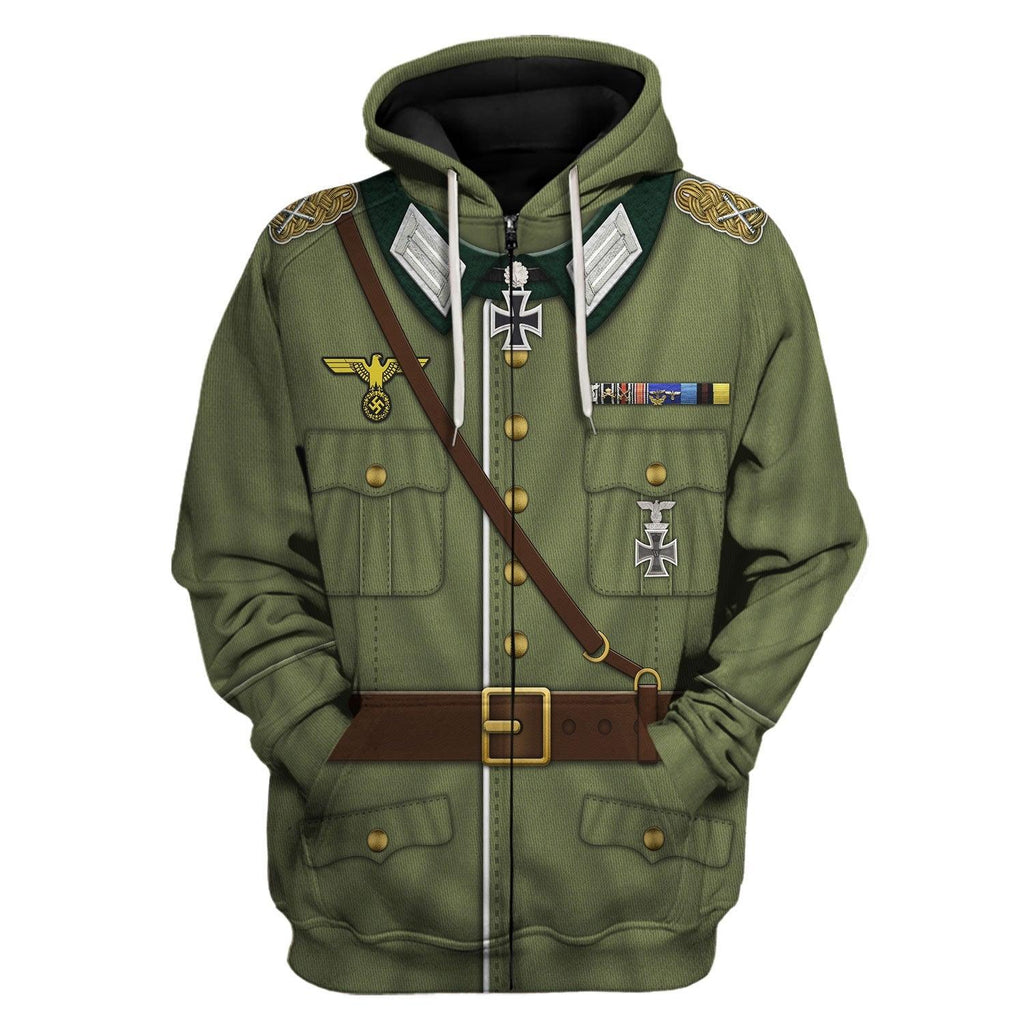  CustomsPig Gerd Von Rundstedt German Military Officer Costume Hoodie Sweatshirt T-Shirt Tracksuit -  CustomsPig.com