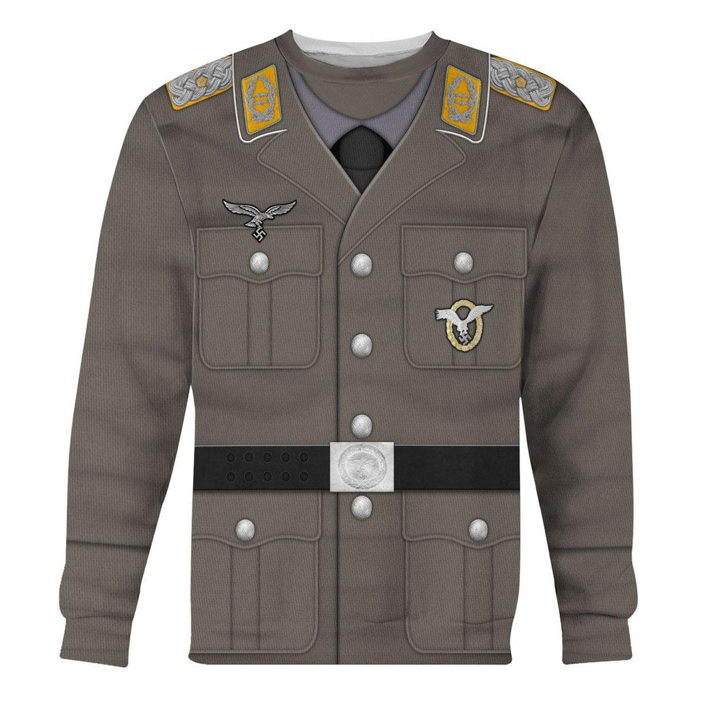 CustomsPig German Air Force (Luftwaffe)-Pilot-Full Dress Costume Hoodie Sweatshirt T-Shirt Tracksuit - CustomsPig.com