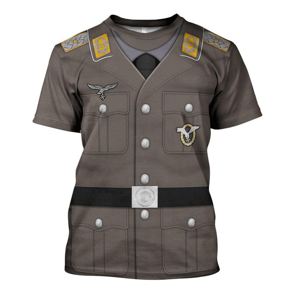 CustomsPig German Air Force (Luftwaffe)-Pilot-Full Dress Costume Hoodie Sweatshirt T-Shirt Tracksuit - CustomsPig.com