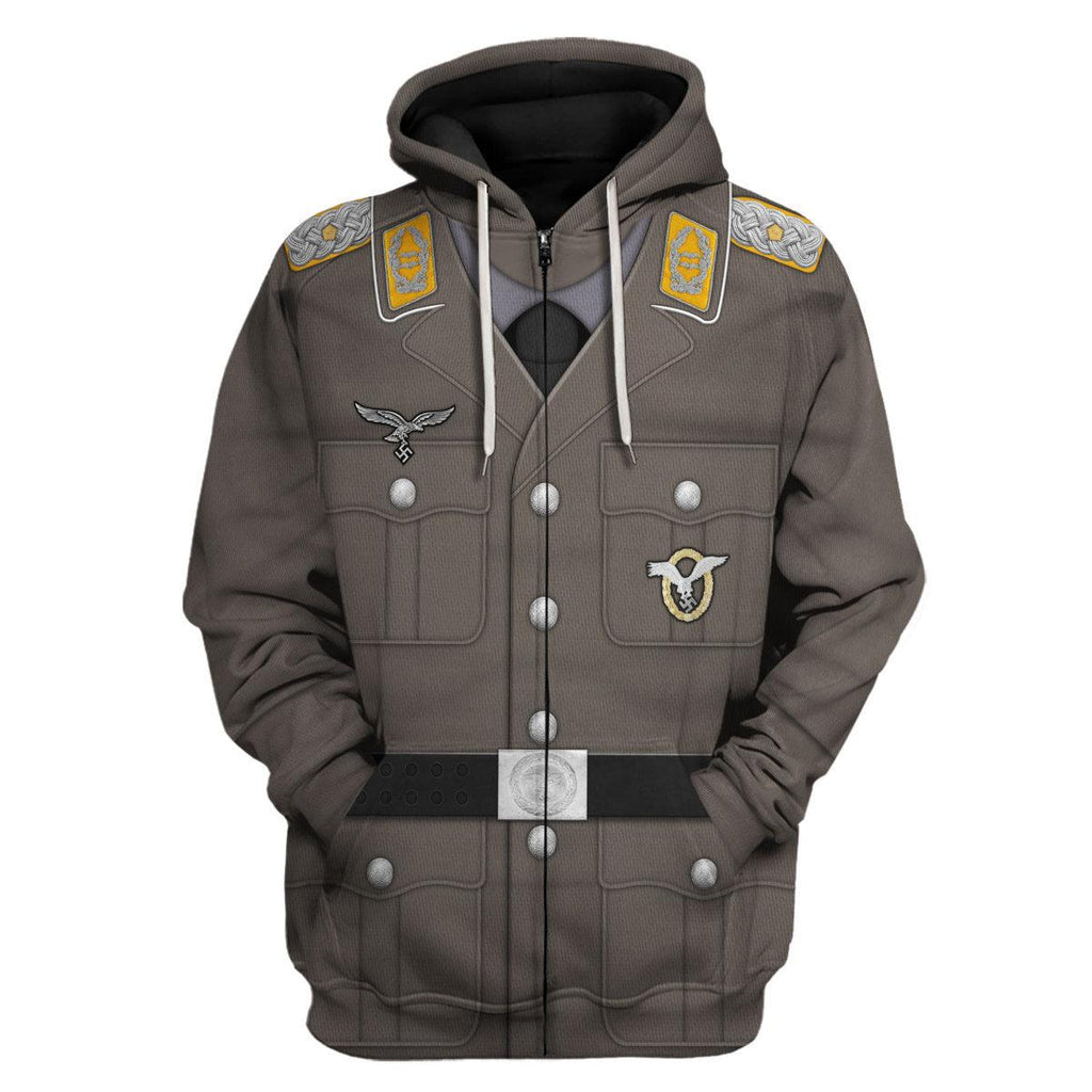 CustomsPig German Air Force (Luftwaffe)-Pilot-Full Dress Costume Hoodie Sweatshirt T-Shirt Tracksuit - CustomsPig.com