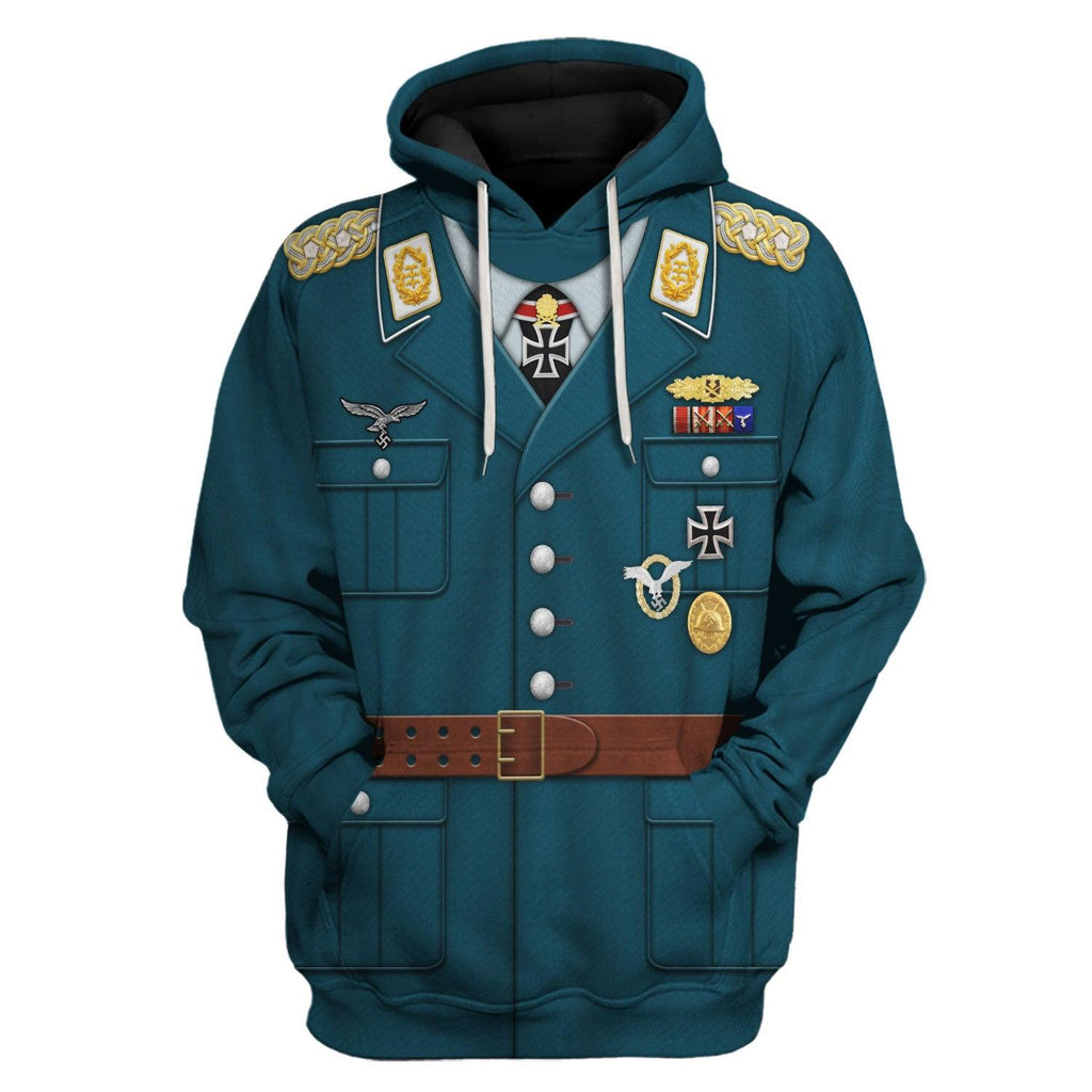  CustomsPig German Aircraft Pilot Werner Molders Costume Hoodie Sweatshirt T-Shirt Tracksuit -  CustomsPig.com