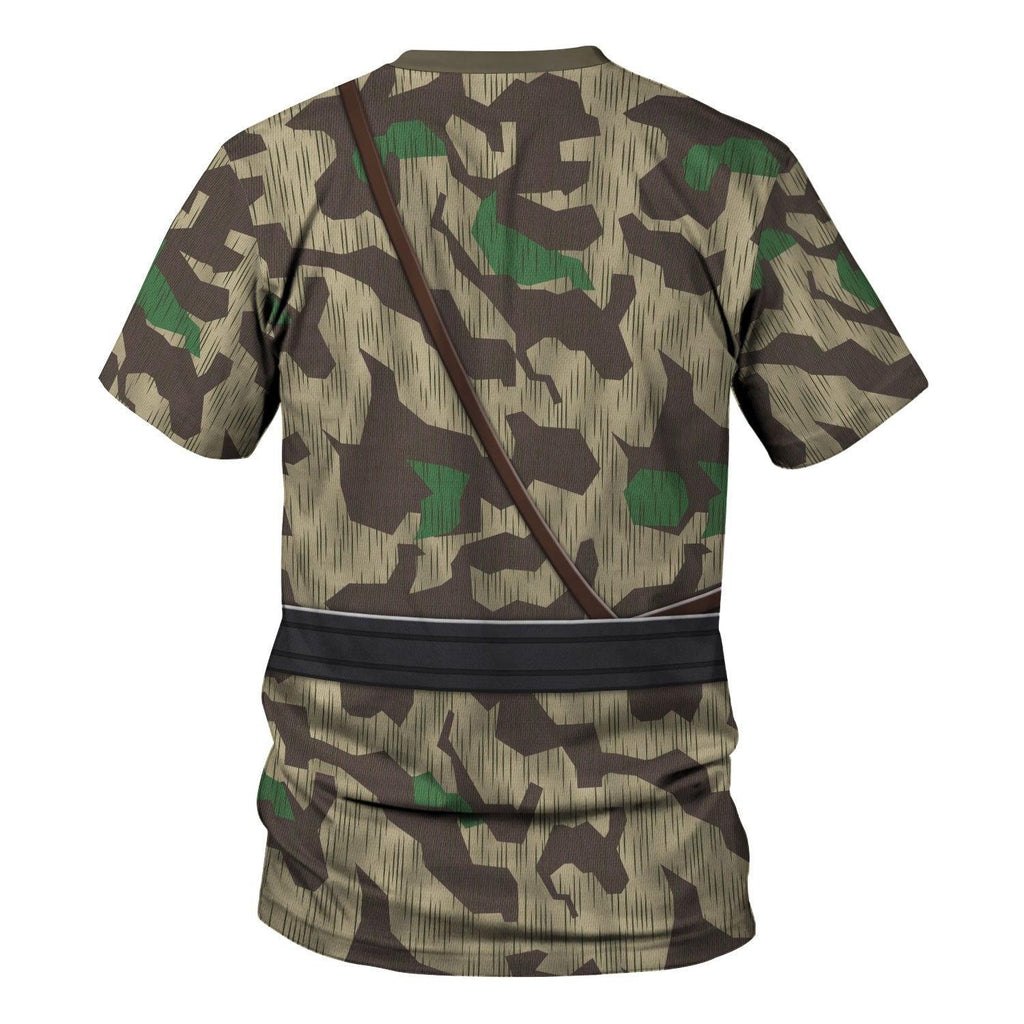  CustomsPig German Army Splinter Camouflage-White Reversible Jacket 1943-1945 Costume Hoodie Sweatshirt T-Shirt Tracksuit -  CustomsPig.com