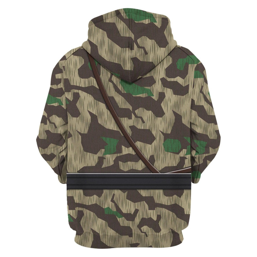  CustomsPig German Army Splinter Camouflage-White Reversible Jacket 1943-1945 Costume Hoodie Sweatshirt T-Shirt Tracksuit -  CustomsPig.com