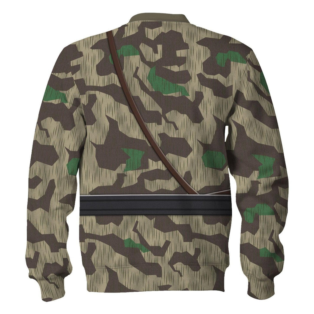  CustomsPig German Army Splinter Camouflage-White Reversible Jacket 1943-1945 Costume Hoodie Sweatshirt T-Shirt Tracksuit -  CustomsPig.com