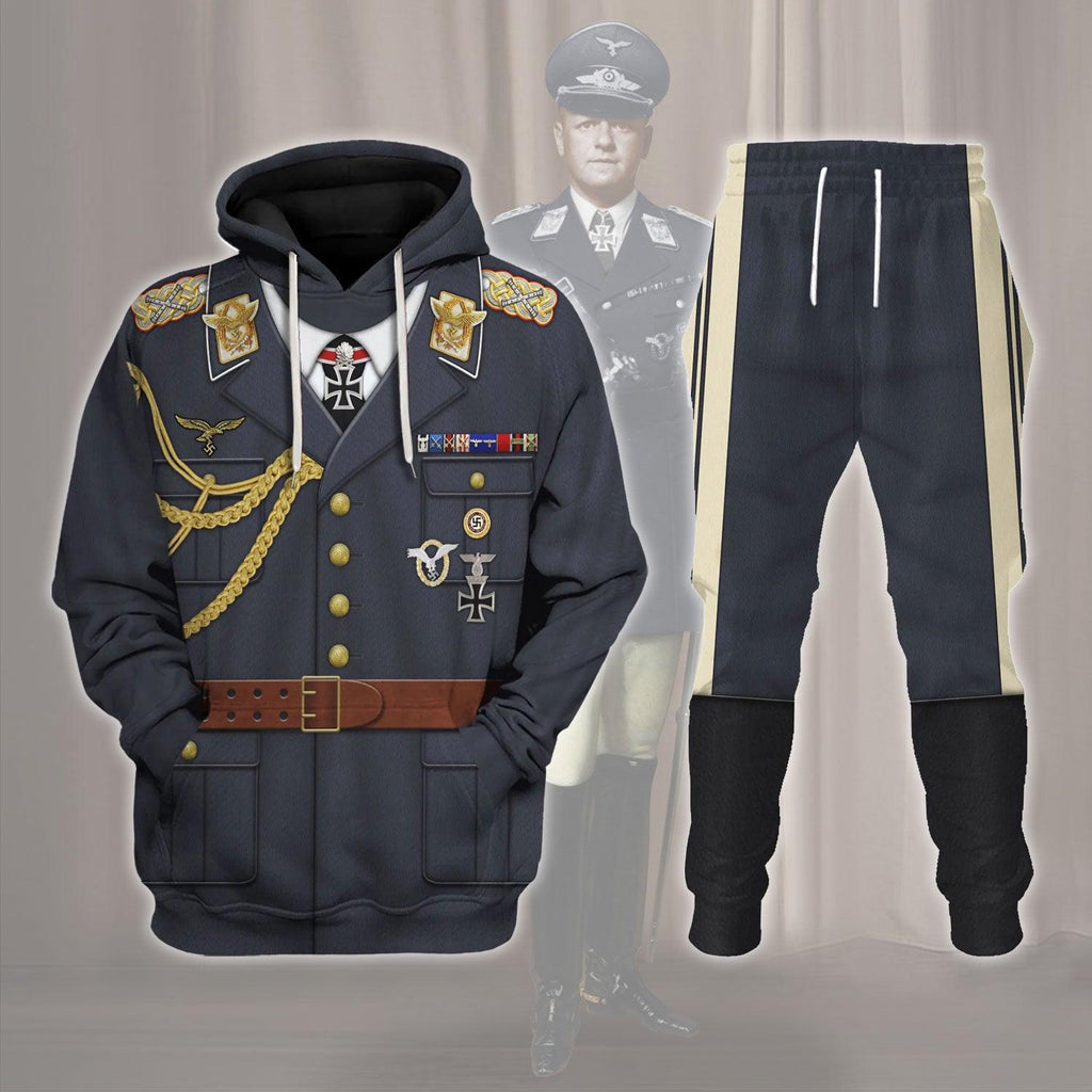  CustomsPig German General Erhard Milch Costume Hoodie Sweatshirt T-Shirt Tracksuit -  CustomsPig.com