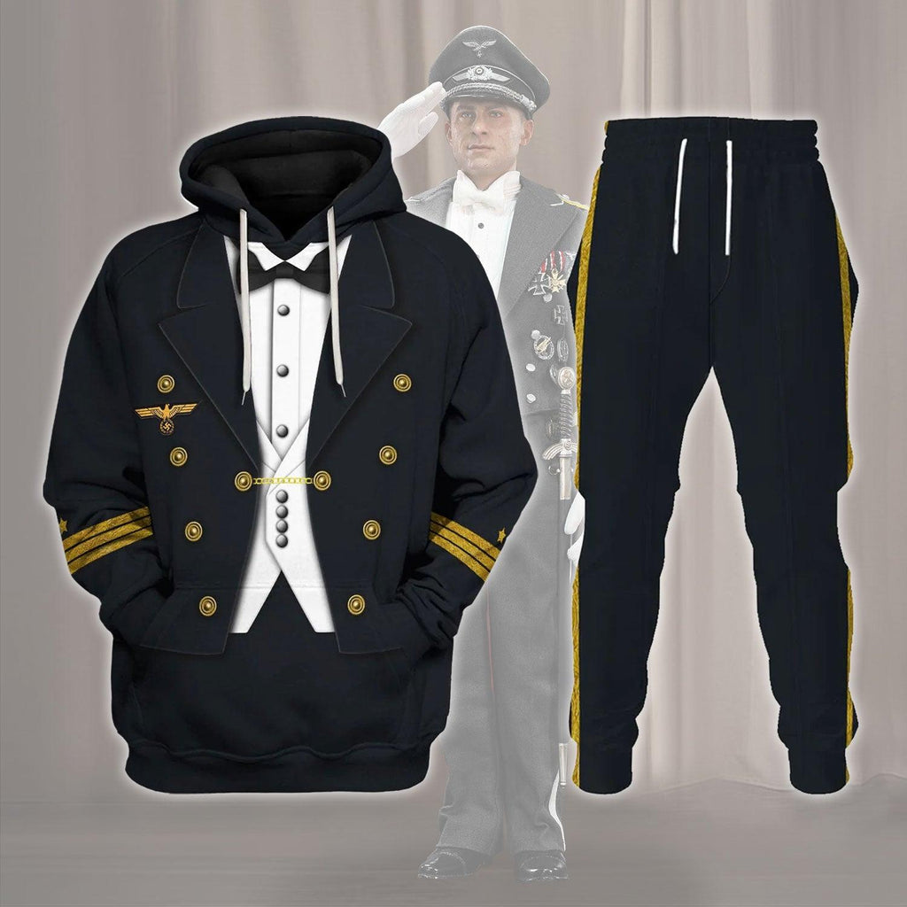  CustomsPig German Kriegsmarine (War Navy) Officer Costume Hoodie Sweatshirt T-Shirt Tracksuit -  CustomsPig.com