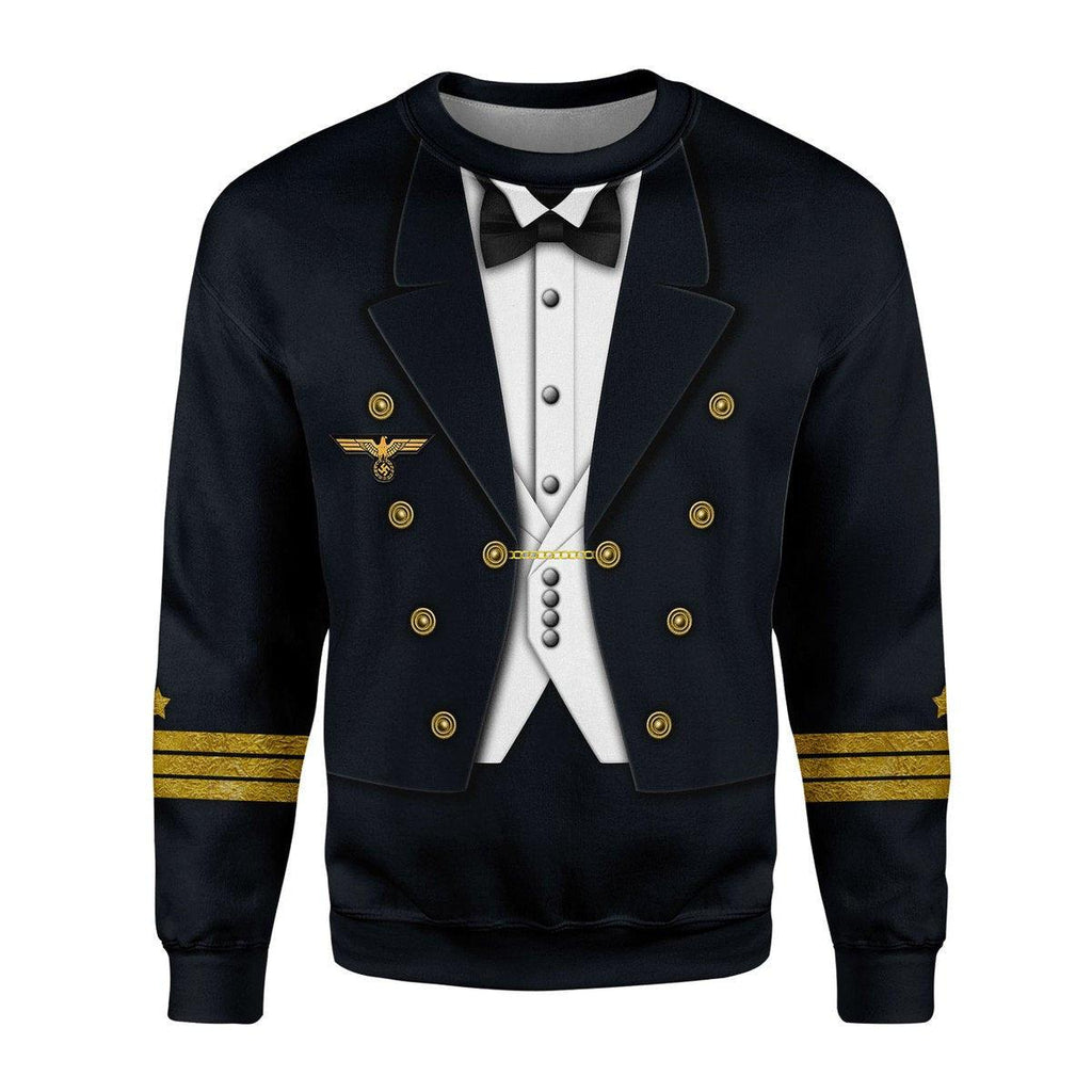  CustomsPig German Kriegsmarine (War Navy) Officer Costume Hoodie Sweatshirt T-Shirt Tracksuit -  CustomsPig.com