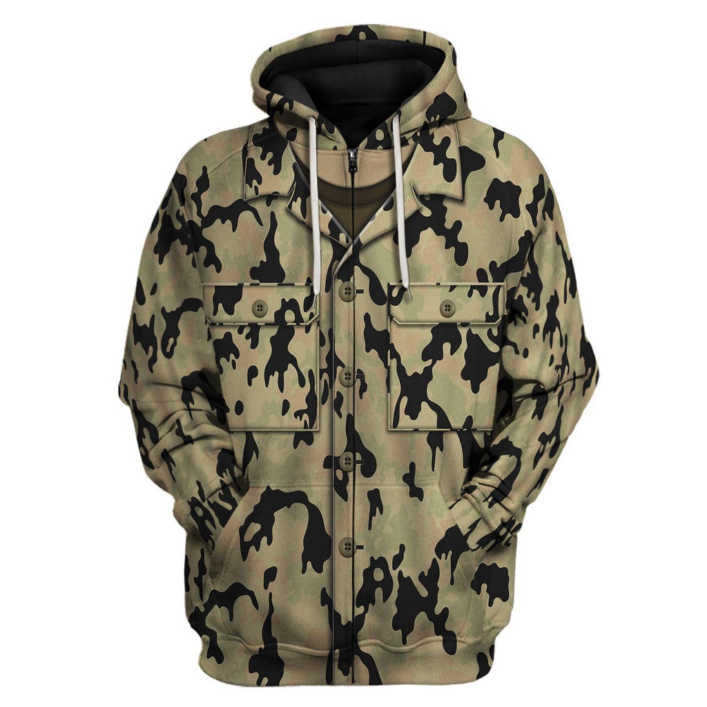  CustomsPig German Leibermuster Faded v2.0 CAMO Costume Hoodie Sweatshirt T-Shirt Tracksuit -  CustomsPig.com