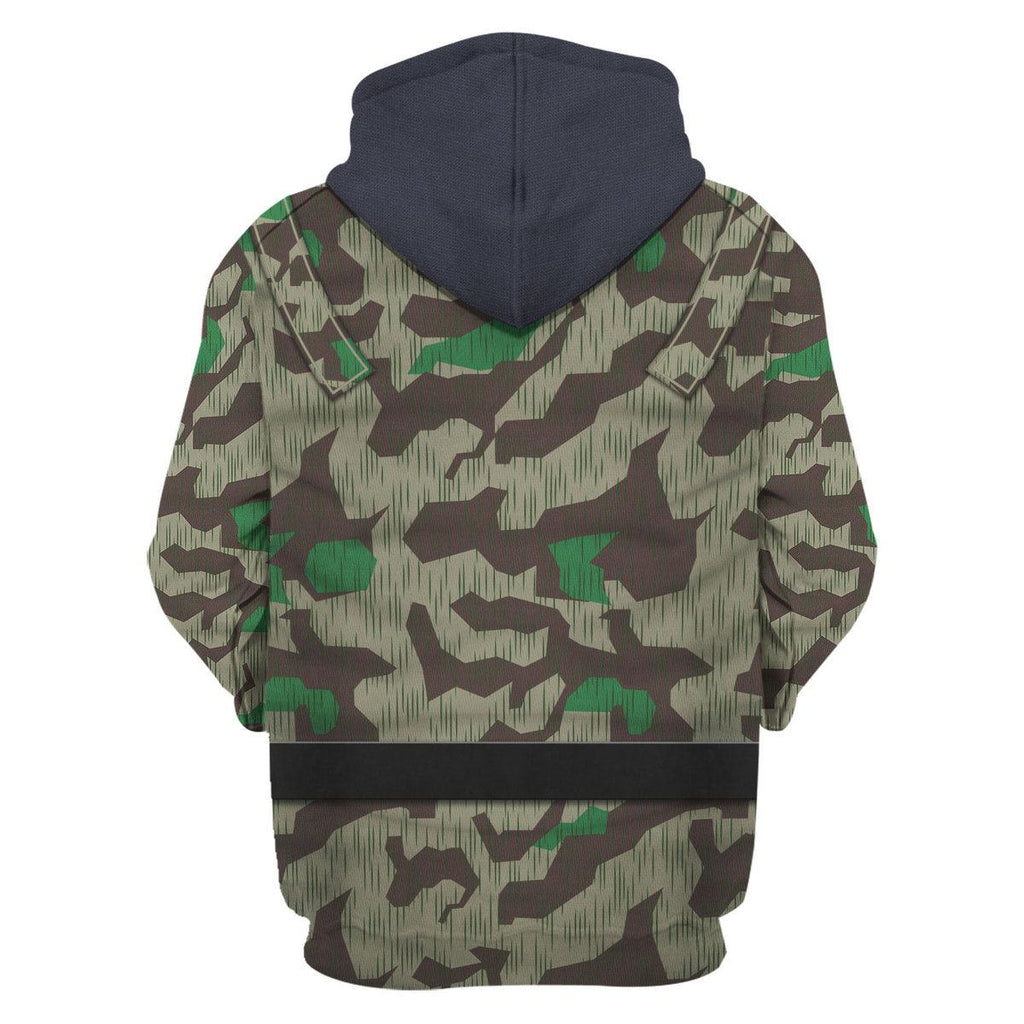 CustomsPig German Parachutist-Splinter Pattern Smock-Basic Uniform Costume Hoodie Sweatshirt T-Shirt Tracksuit - CustomsPig.com