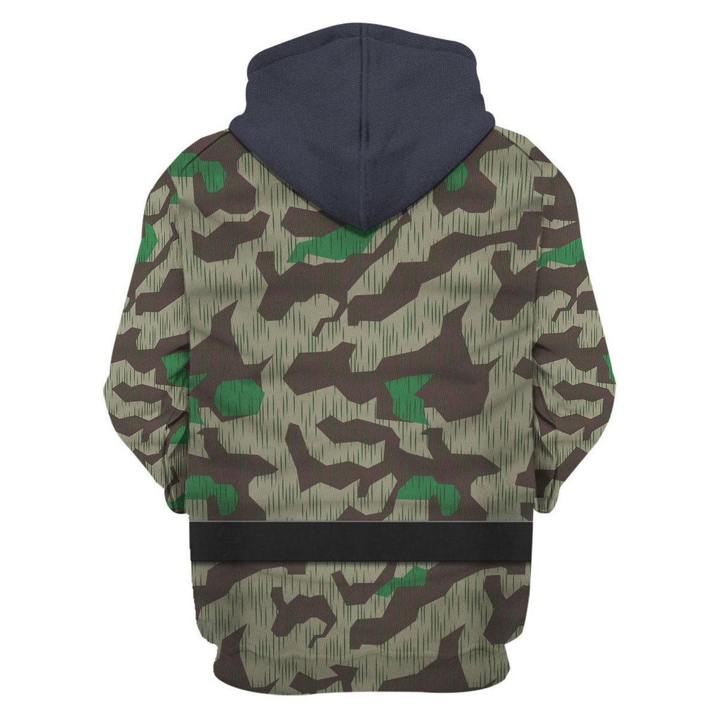 CustomsPig German Parachutist-Splinter Pattern Smock-Combat Uniform Costume Hoodie Sweatshirt T-Shirt Tracksuit - CustomsPig.com