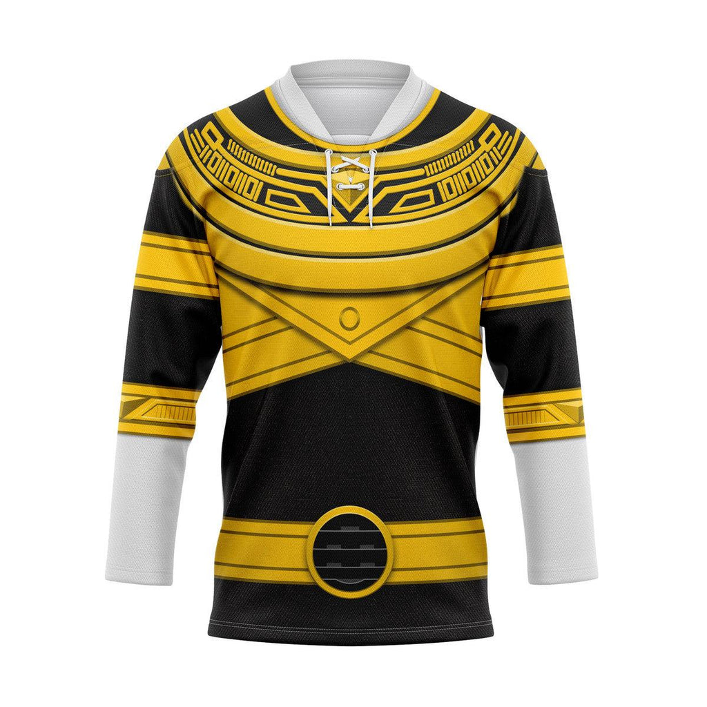  CustomsPig Gold Power Rangers Zeo Hockey Jersey -  CustomsPig.com