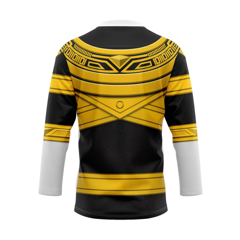  CustomsPig Gold Power Rangers Zeo Hockey Jersey -  CustomsPig.com