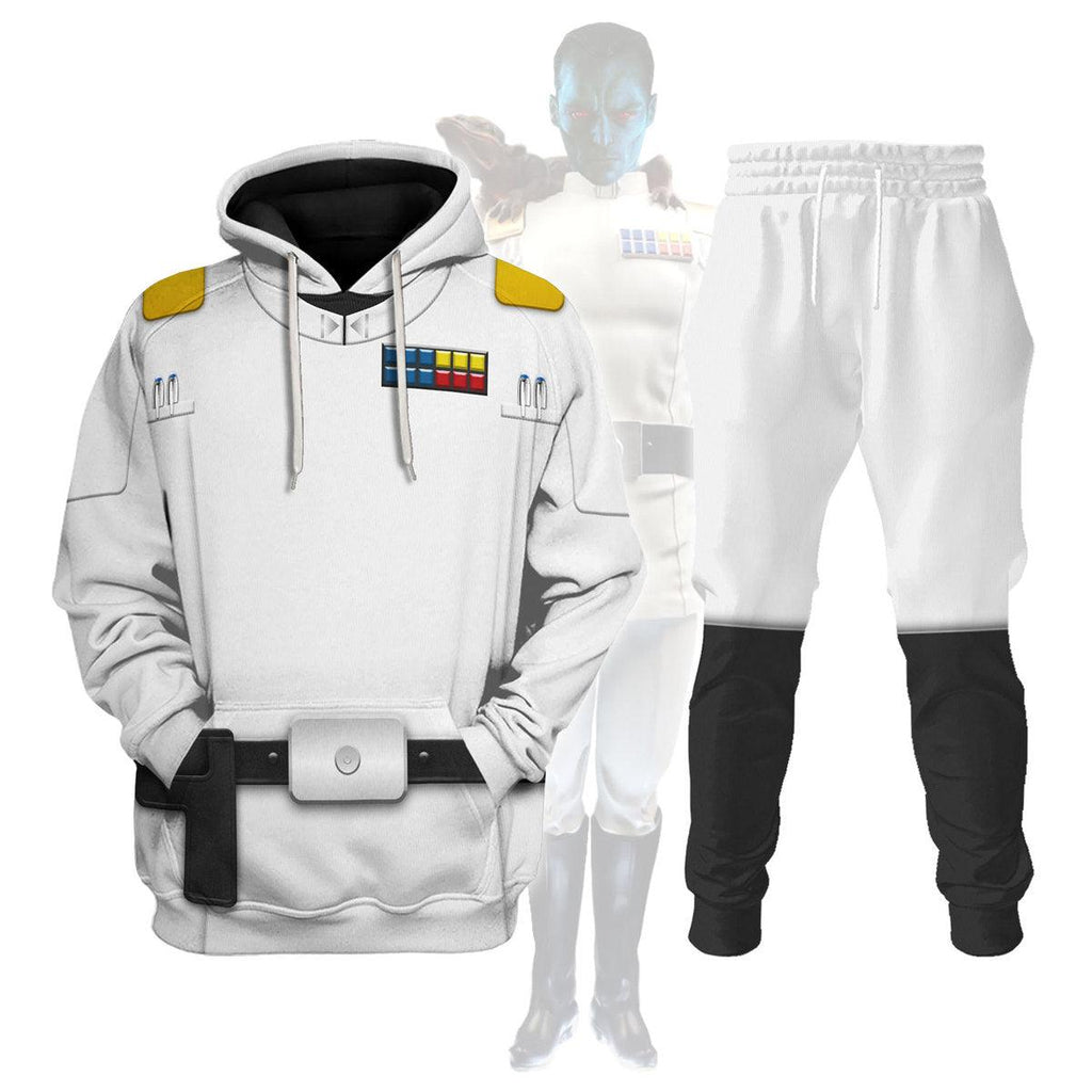 CustomsPig Grand Admiral Thrawn Costume Hoodie Sweatshirt T-Shirt Sweatpants - CustomsPig.com