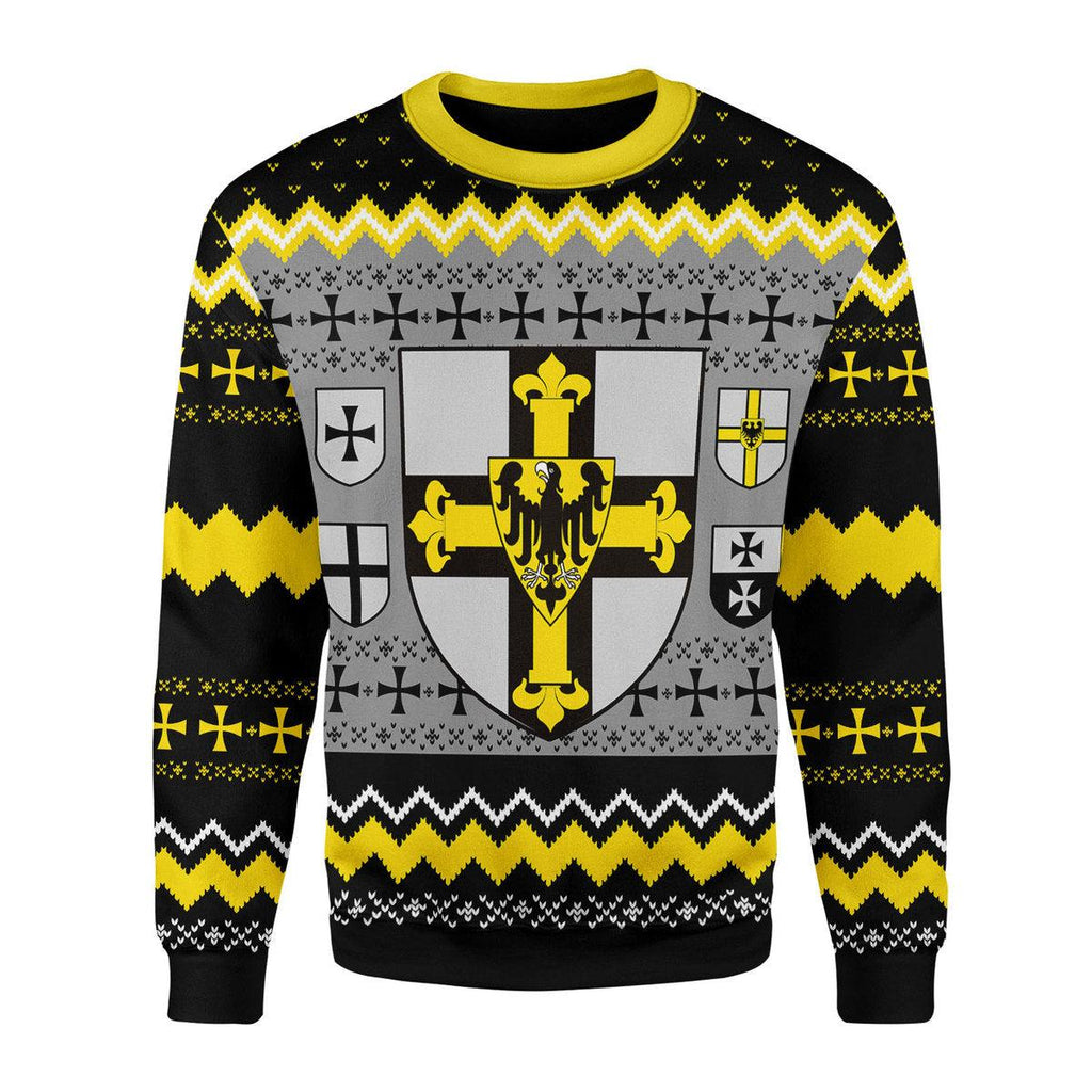 CustomsPig Grand Master of the Teutonic Order Christmas Ugly Sweater - CustomsPig.com