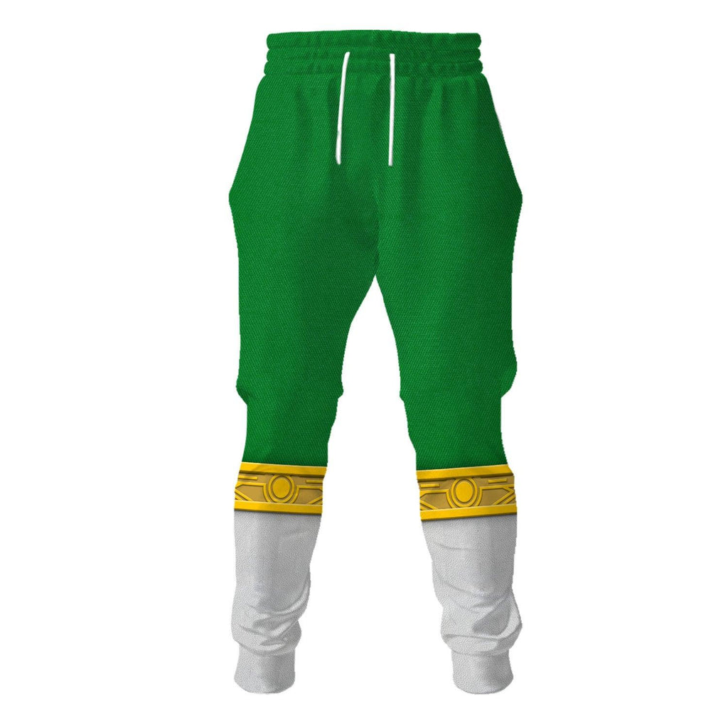  CustomsPig Green Power Rangers Zeo Hockey Jersey -  CustomsPig.com