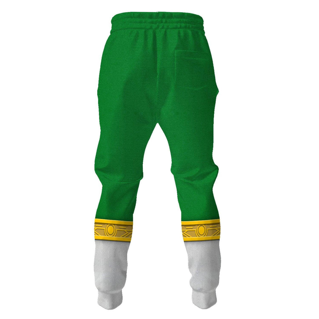  CustomsPig Green Power Rangers Zeo Hockey Jersey -  CustomsPig.com