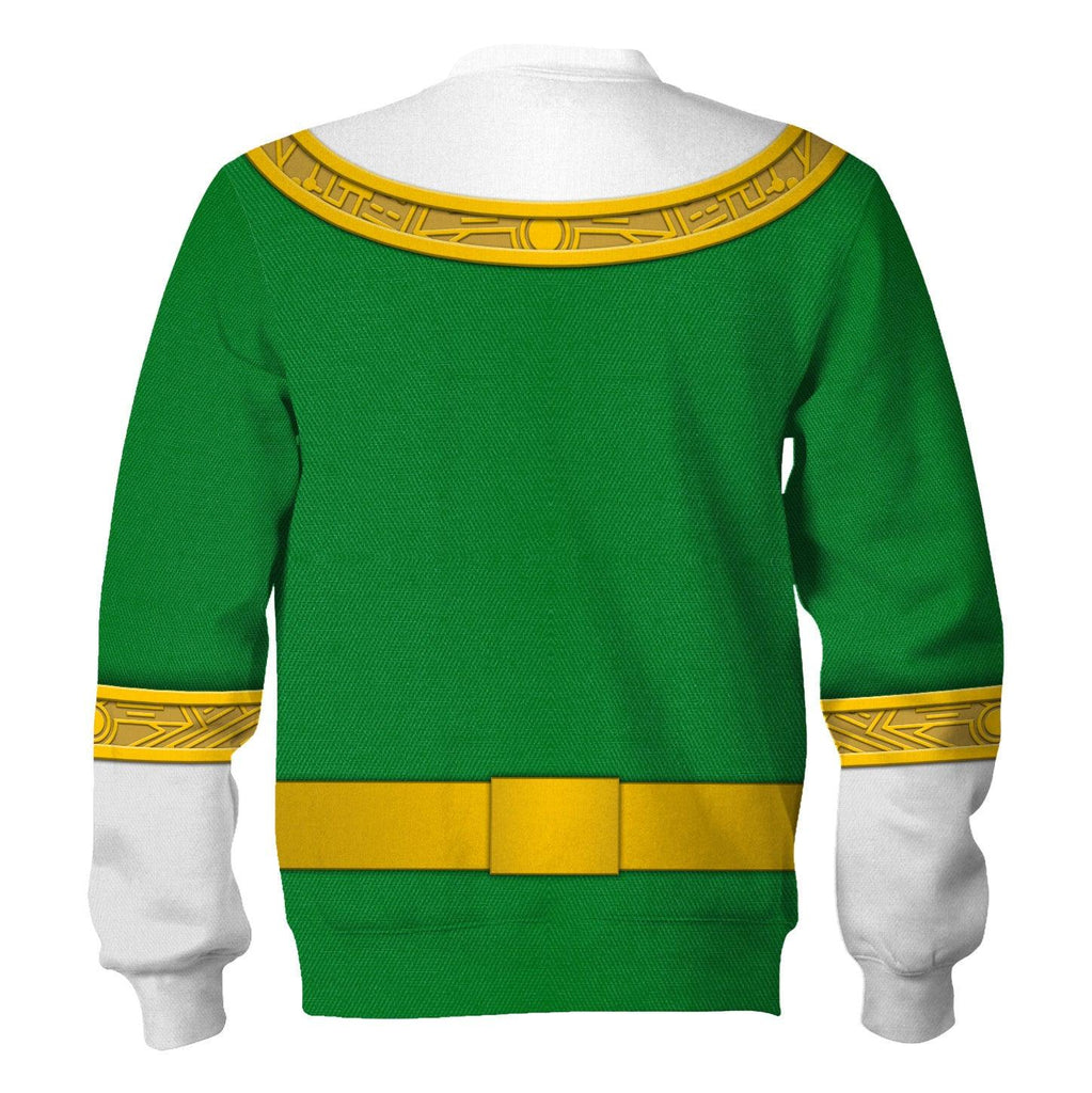  CustomsPig Green Power Rangers Zeo Hoodies Sweatshirt T-shirt Hawaiian Tracksuit -  CustomsPig.com