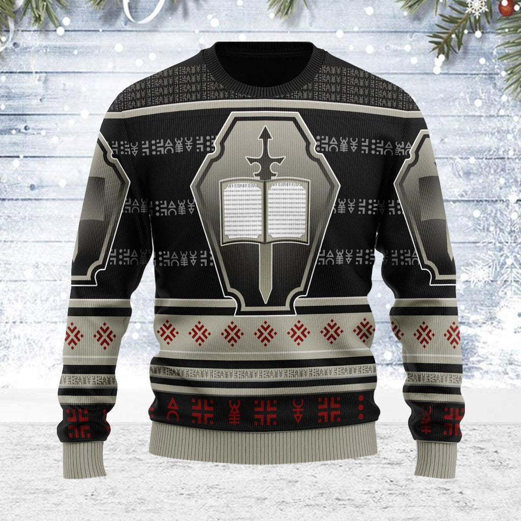 CustomsPig Grey Knights Iconic Ugly Christmas Sweater - CustomsPig.com