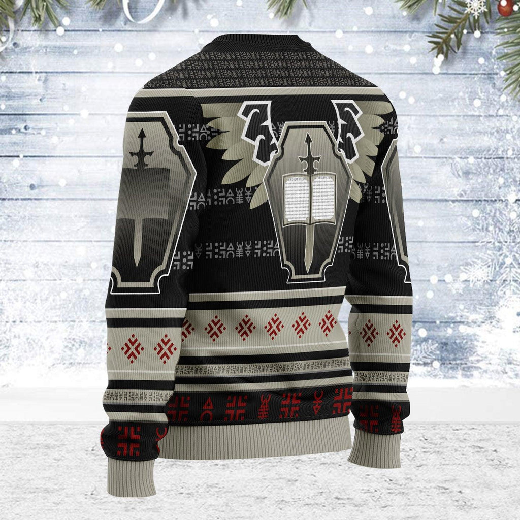 CustomsPig Grey Knights Iconic Ugly Christmas Sweater - CustomsPig.com