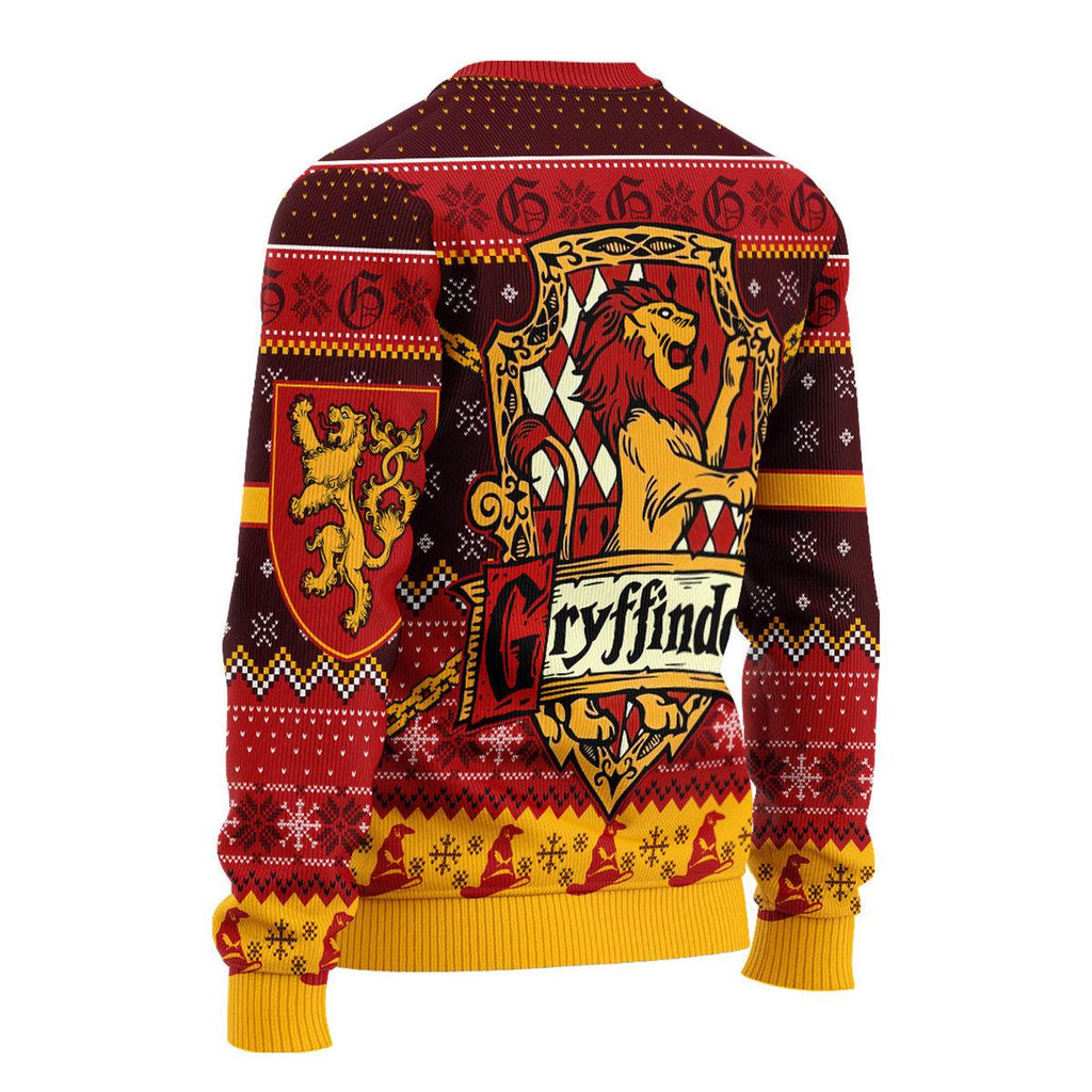 CustomsPig Gryffindor Christmas Sweater - CustomsPig.com