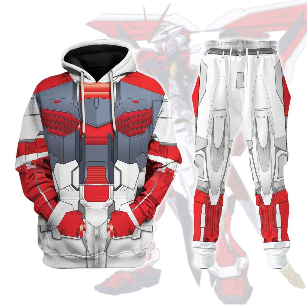 CustomsPig Gundam Astray Red Frame Costume All Over Print Tracksuit Hoodie - CustomsPig