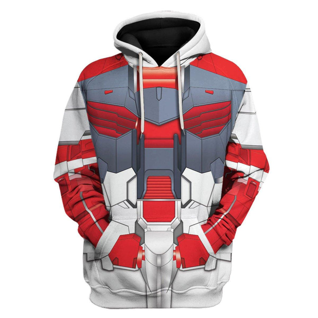 CustomsPig Gundam Astray Red Frame Costume All Over Print Tracksuit Hoodie - CustomsPig