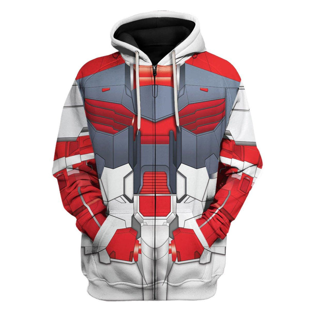 CustomsPig Gundam Astray Red Frame Costume All Over Print Tracksuit Hoodie - CustomsPig