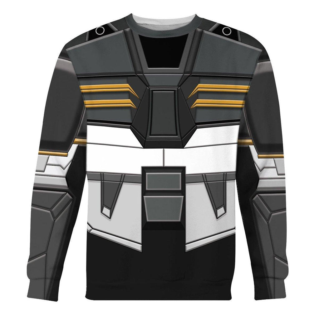 CustomsPig Gundam Deathscythe Costume All Over Print Tracksuit Hoodie - CustomsPig