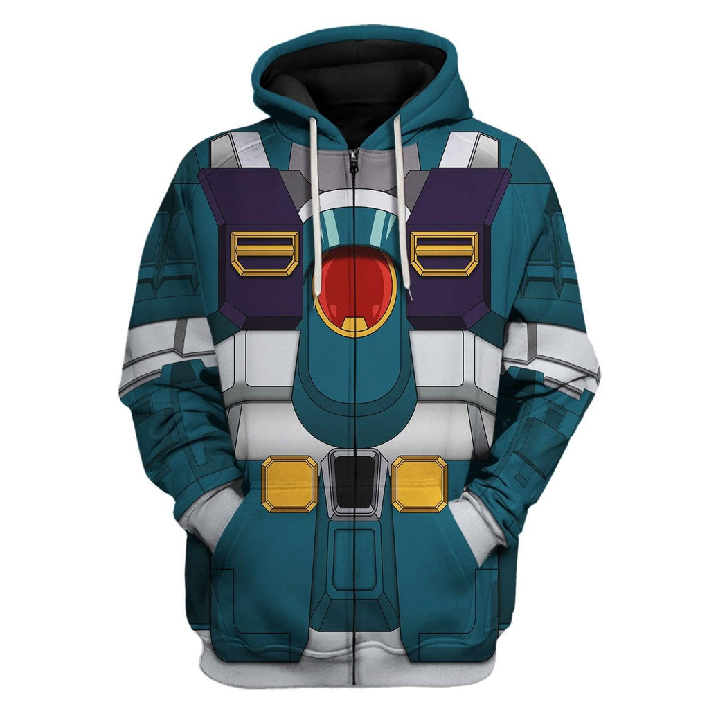 CustomsPig Gundam Leopard After War Gundam X Costume All Over Print Tracksuit Hoodie - CustomsPig