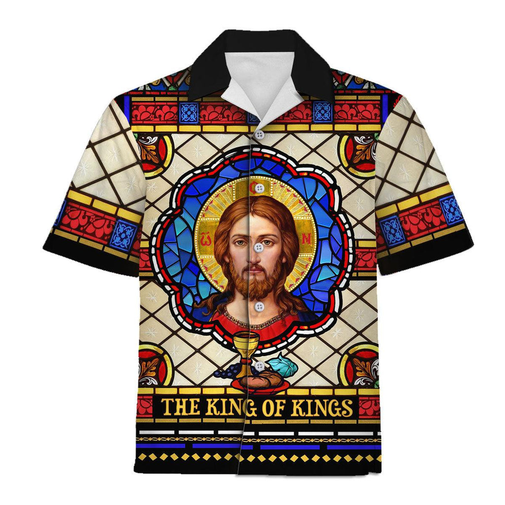  CustomsPig Hawaiian Shirt Jesus The King of Kings 3D Apparel -  CustomsPig.com