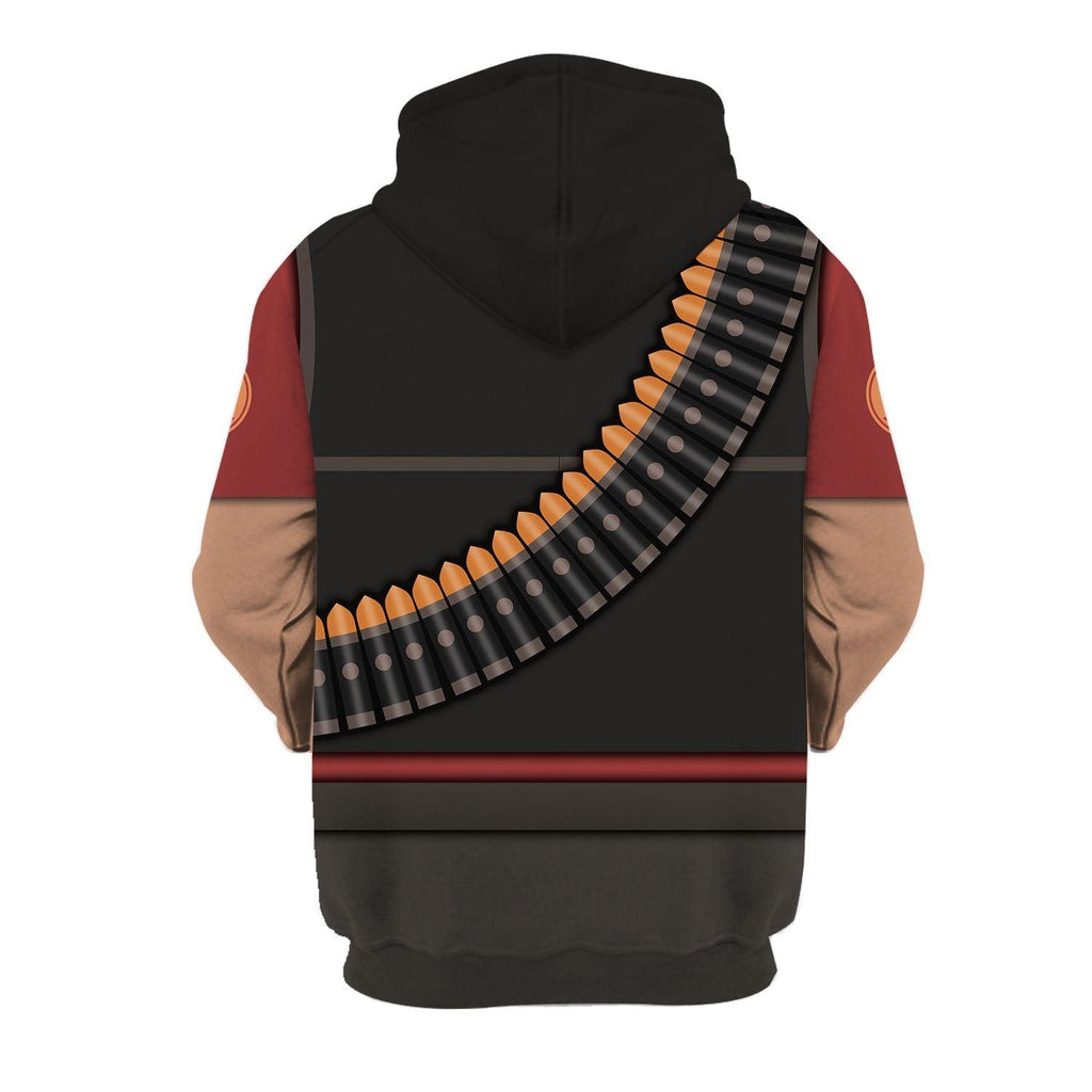 CustomsPig Heavy TF2 Costume Hoodie Sweatshirt T-Shirt Tracksuit - CustomsPig