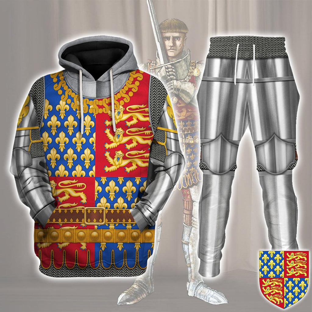 CustomsPig Henry IV Of England Amour Knights Costume Hoodie Sweatshirt T-Shirt Tracksuit - CustomsPig.com