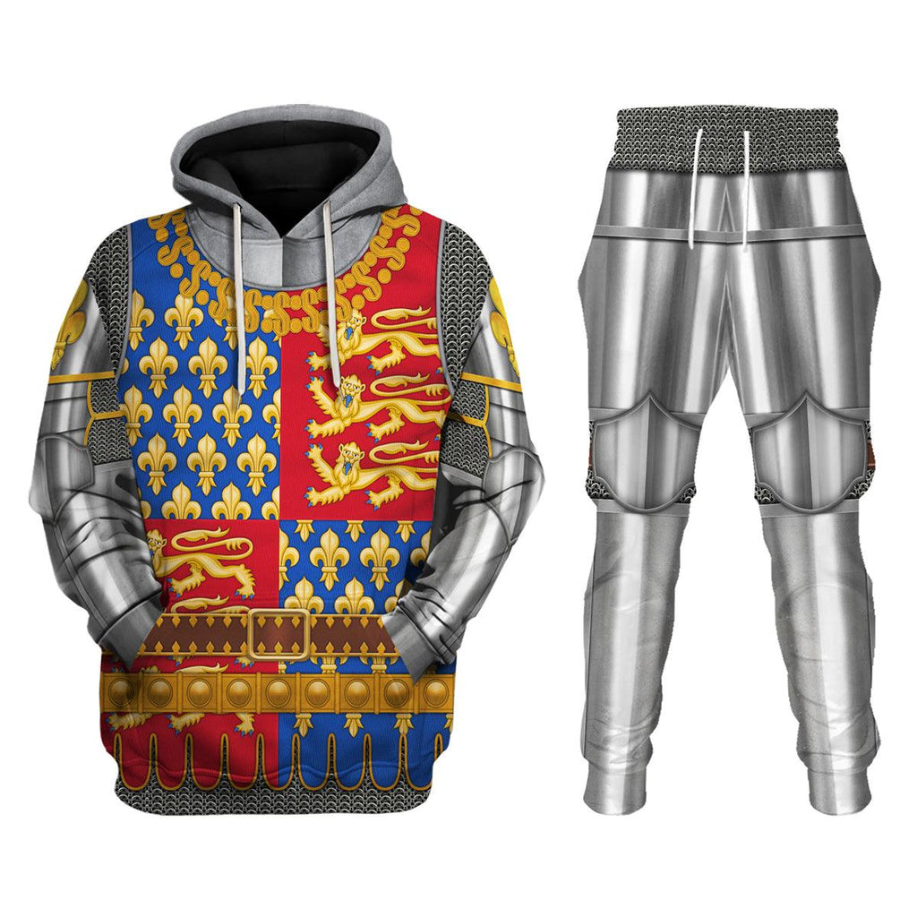 CustomsPig Henry IV Of England Amour Knights Costume Hoodie Sweatshirt T-Shirt Tracksuit - CustomsPig.com