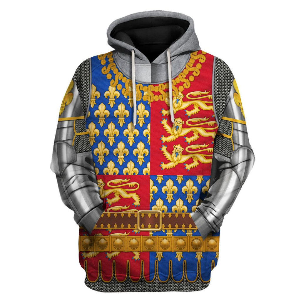 CustomsPig Henry IV Of England Amour Knights Costume Hoodie Sweatshirt T-Shirt Tracksuit - CustomsPig.com