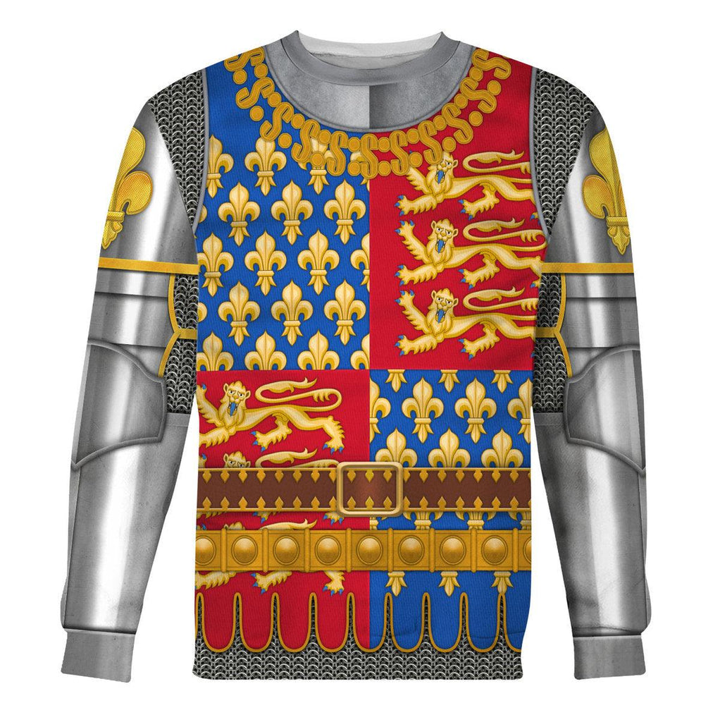 CustomsPig Henry IV Of England Amour Knights Costume Hoodie Sweatshirt T-Shirt Tracksuit - CustomsPig.com