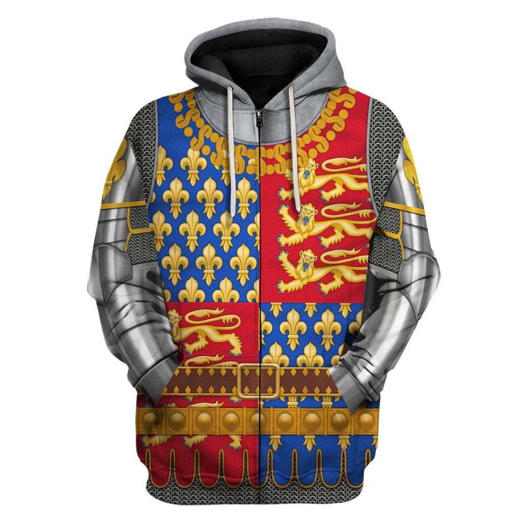 CustomsPig Henry IV Of England Amour Knights Costume Hoodie Sweatshirt T-Shirt Tracksuit - CustomsPig.com