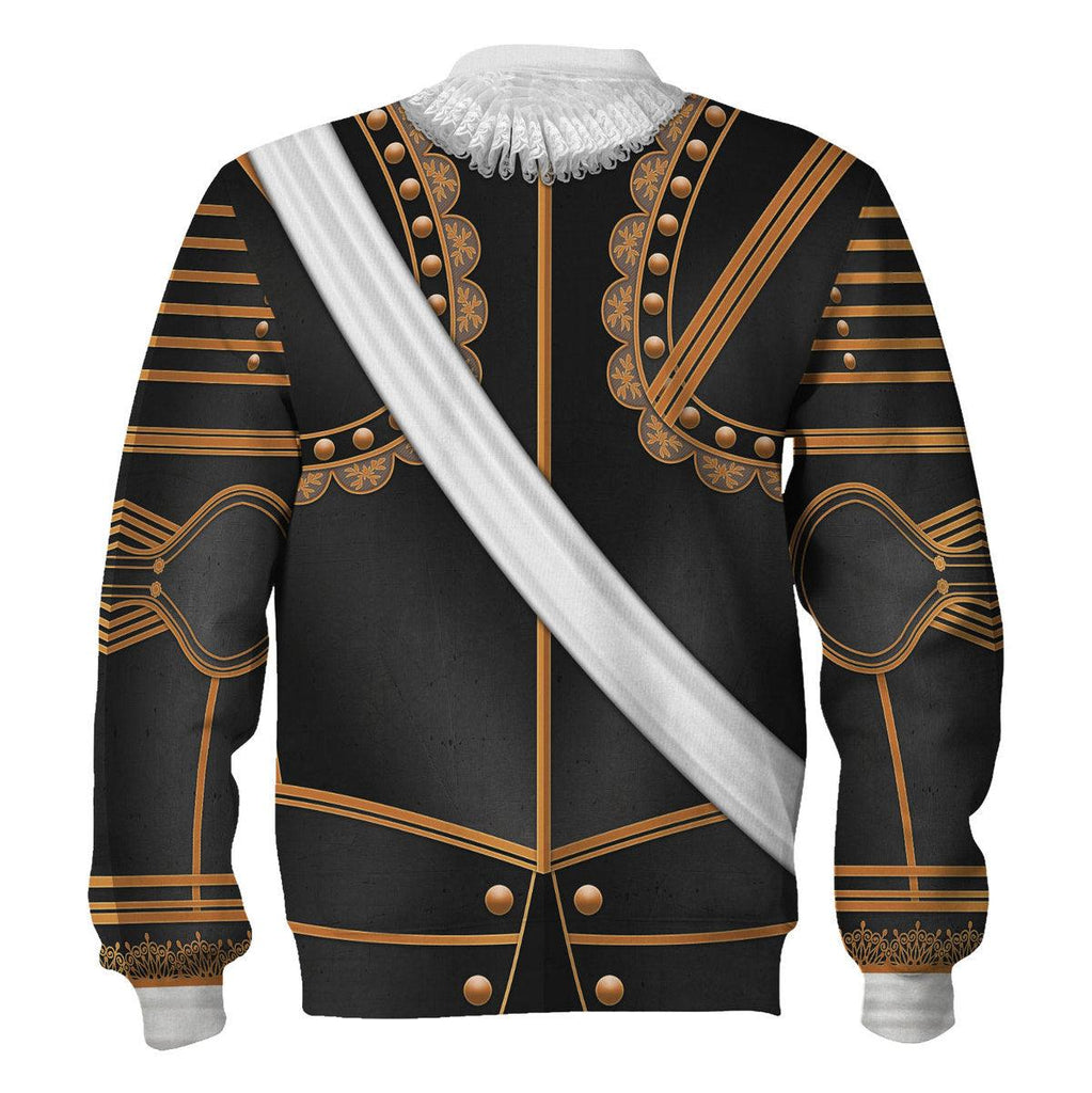 CustomsPig Henry IV of France Armour Costume All Over Print Hoodie Sweatshirt T-Shirt Tracksuit - CustomsPig.com