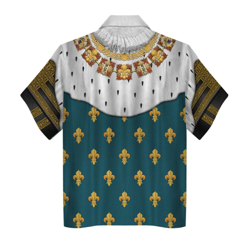 CustomsPig Henry IV of France in Coronation Robes Costume All Over Print Hoodie Sweatshirt T-Shirt Tracksuit - CustomsPig.com