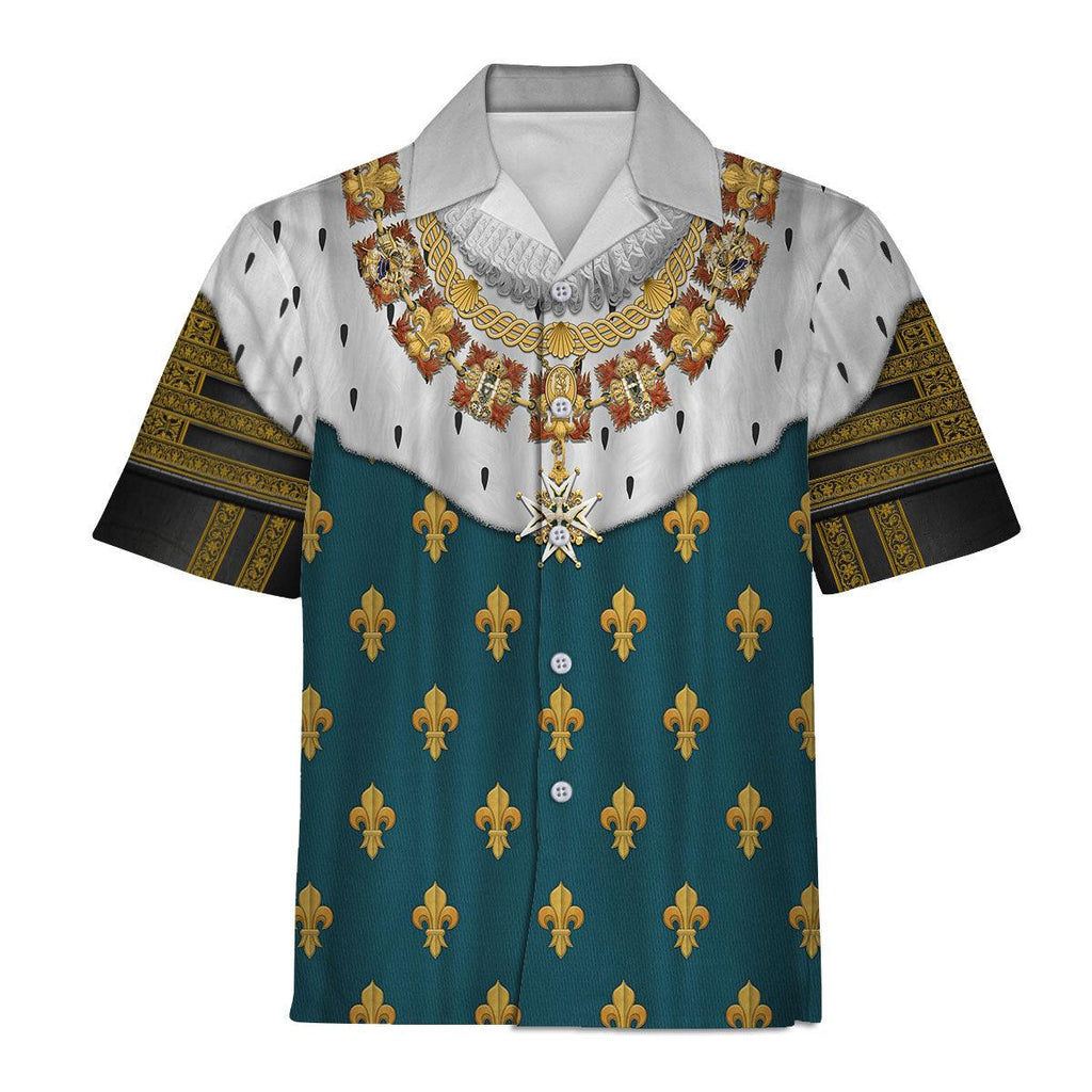 CustomsPig Henry IV of France in Coronation Robes Costume All Over Print Hoodie Sweatshirt T-Shirt Tracksuit - CustomsPig.com