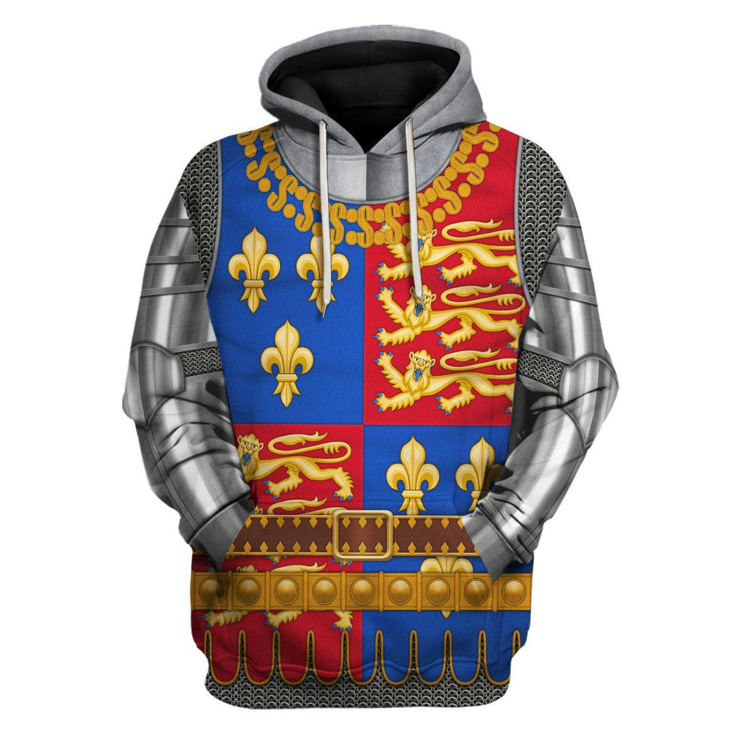 CustomsPig Henry V Amour Knights Costume Hoodie Sweatshirt T-Shirt Sweatpants - CustomsPig.com