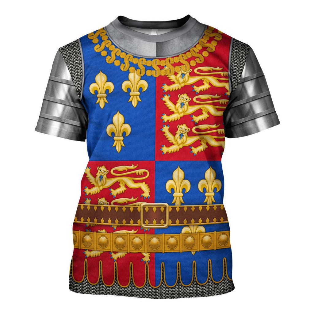 CustomsPig Henry V Amour Knights Costume Hoodie Sweatshirt T-Shirt Sweatpants - CustomsPig.com