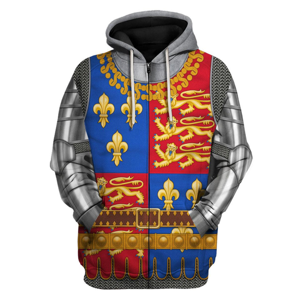 CustomsPig Henry V Amour Knights Costume Hoodie Sweatshirt T-Shirt Sweatpants - CustomsPig.com