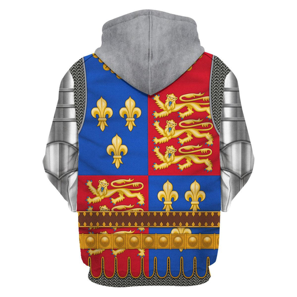 CustomsPig Henry V Amour Knights Costume Hoodie Sweatshirt T-Shirt Sweatpants - CustomsPig.com