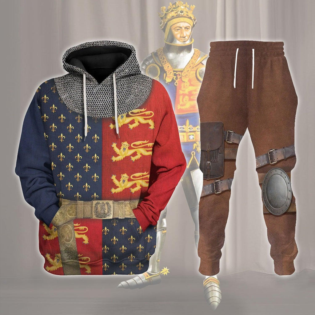  CustomsPig Henry V of England Costume Hoodie Sweatshirt T-Shirt Tracksuit -  CustomsPig.com